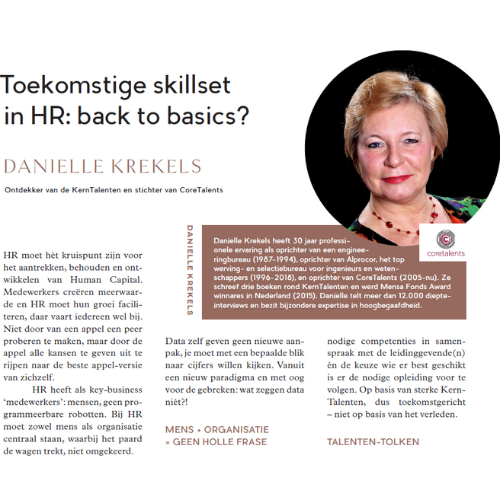 Interview met Danielle Krekels in ZigZagHR omtrent het HR van de toekomst
