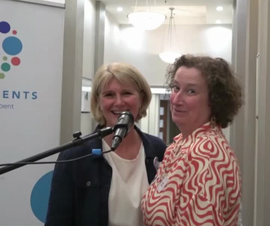 Goele Luyts en Ilse Voeten